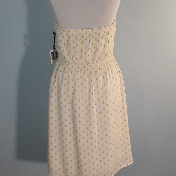 NWT Jessica Simpson White Sz Small Floral Halter Dress - Picture 4 of 15